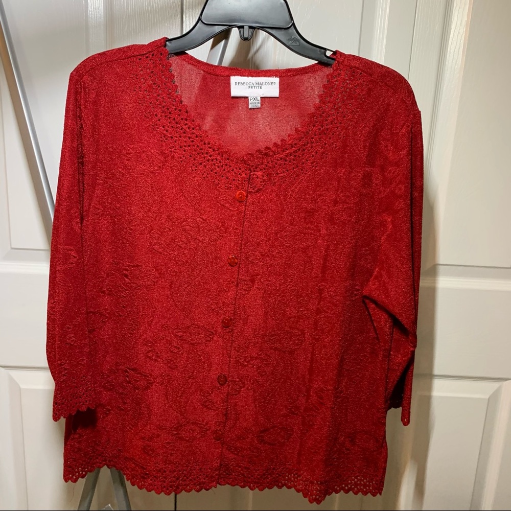 Cutout Lace Blouse